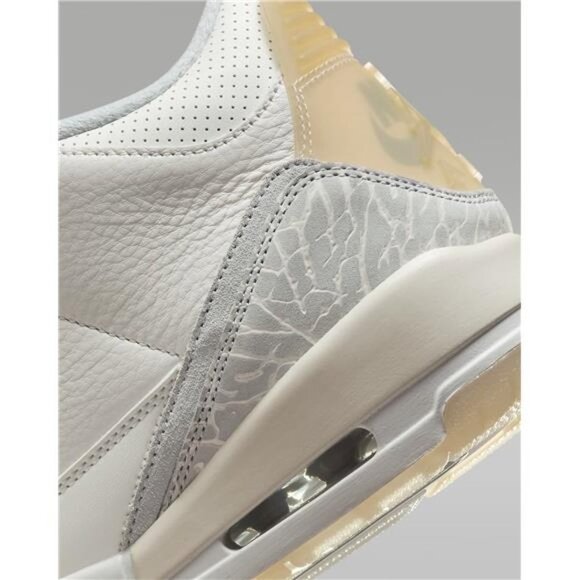 Air Jordan 3 Retro Craft "Ivory" Ivory/Cream/Grey Mist - Picture 9 of 10